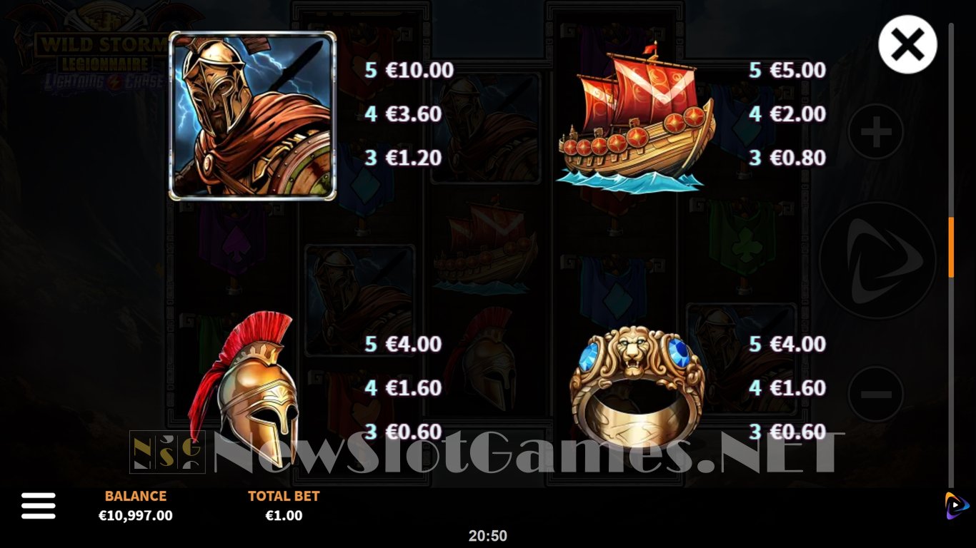 Wild Storm Legionnaire Slot Slot Image in Demo - pic. 7