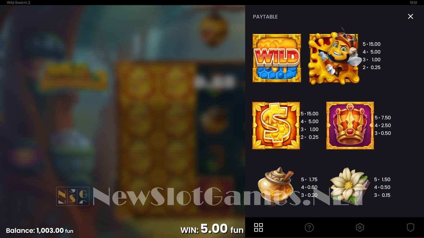 Wild Swarm 2 Slot Slot Image in Demo - pic. 7