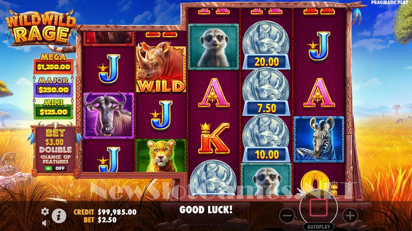 Wild Wild Rage Slot Slot Image in Demo - pic. 3