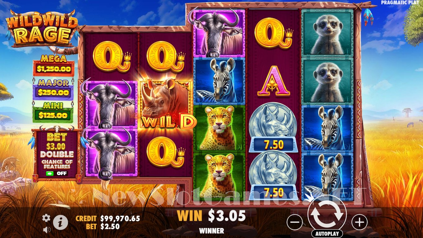 Wild Wild Rage Slot Slot Image in Demo - pic. 6