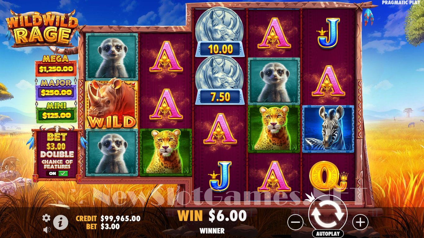 Wild Wild Rage Slot Slot Image in Demo - pic. 7