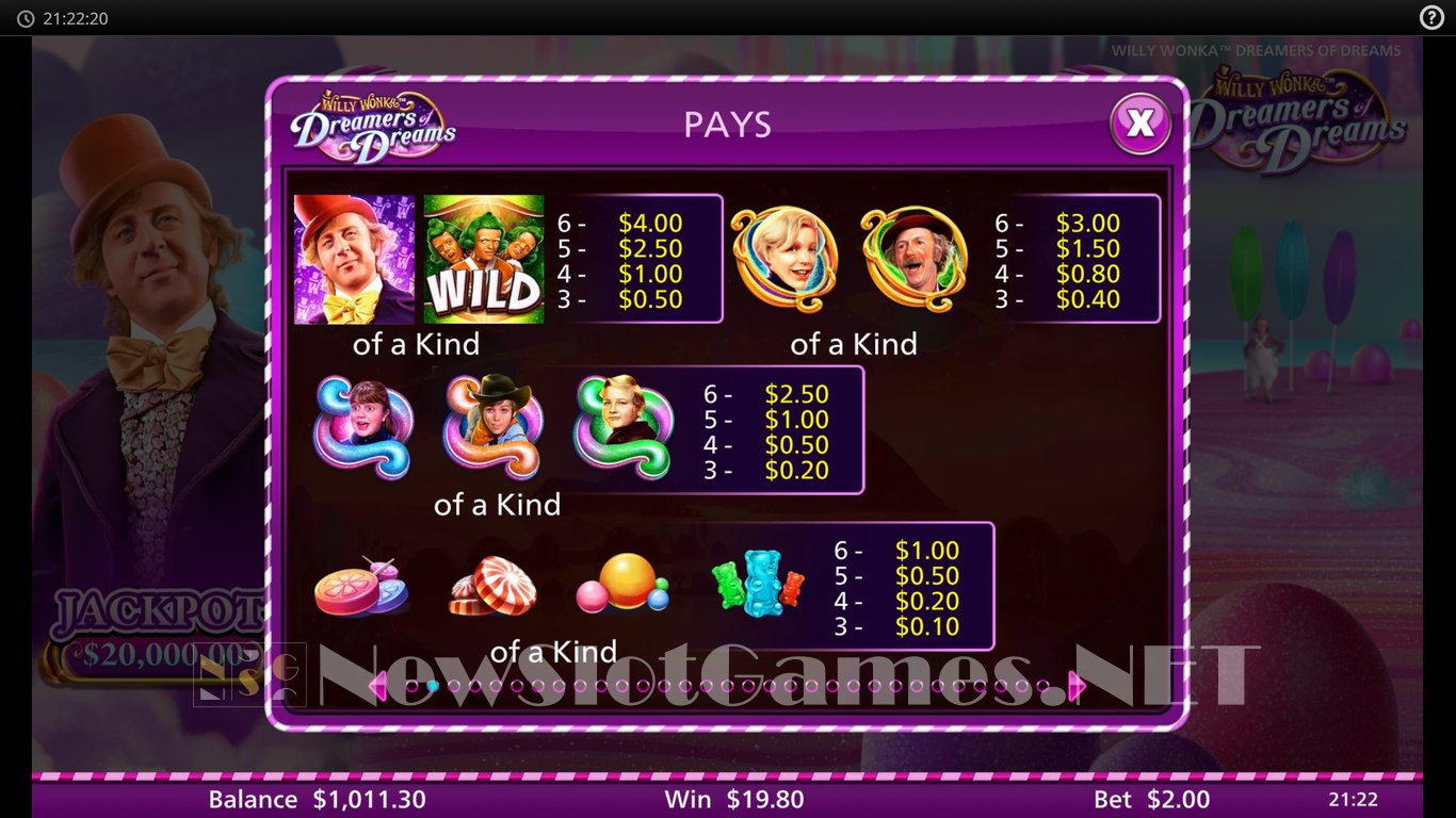 Willy Wonka Dreamers of Dreams Slot Slot Image in Demo - pic. 12