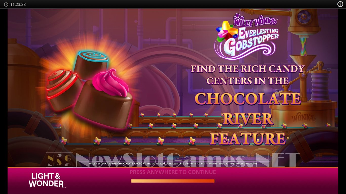 Willy Wonka Everlasting Gobstopper Slot Demo Image