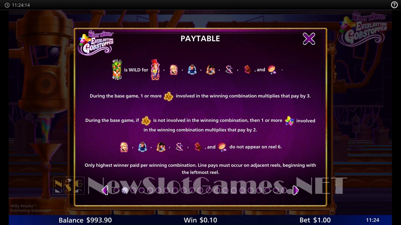 Willy Wonka Everlasting Gobstopper Slot Slot Image in Demo - pic. 9