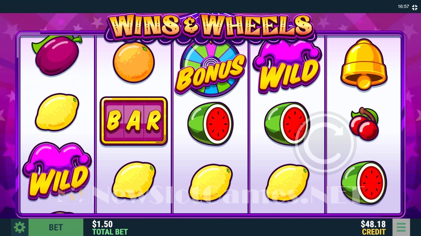 Wins & Wheels Slot Demo Image