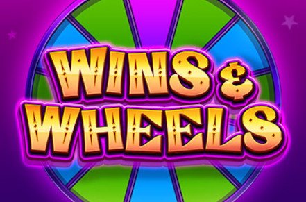 Wins & Wheels Slot Logo