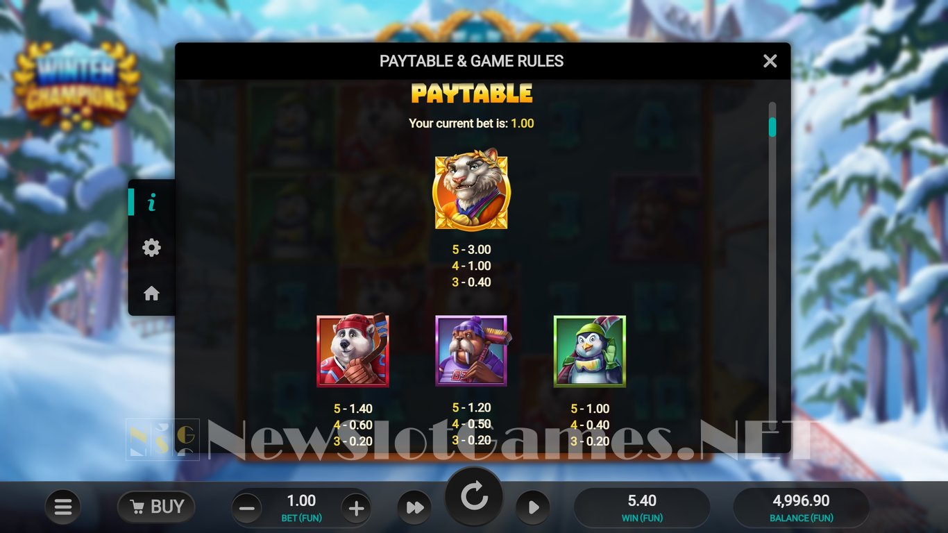 Winter Champions Slot Slot Image in Demo - pic. 10