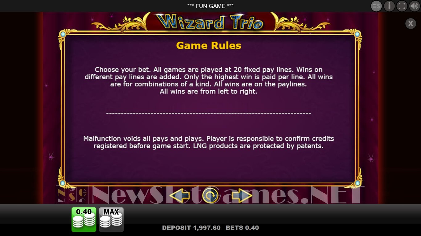 Wizard Trio Slot Slot Image in Demo - pic. 6