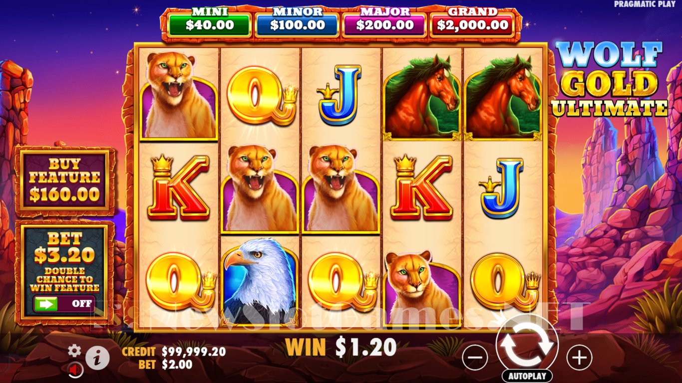 Wolf Gold Ultimate Slot Demo Image