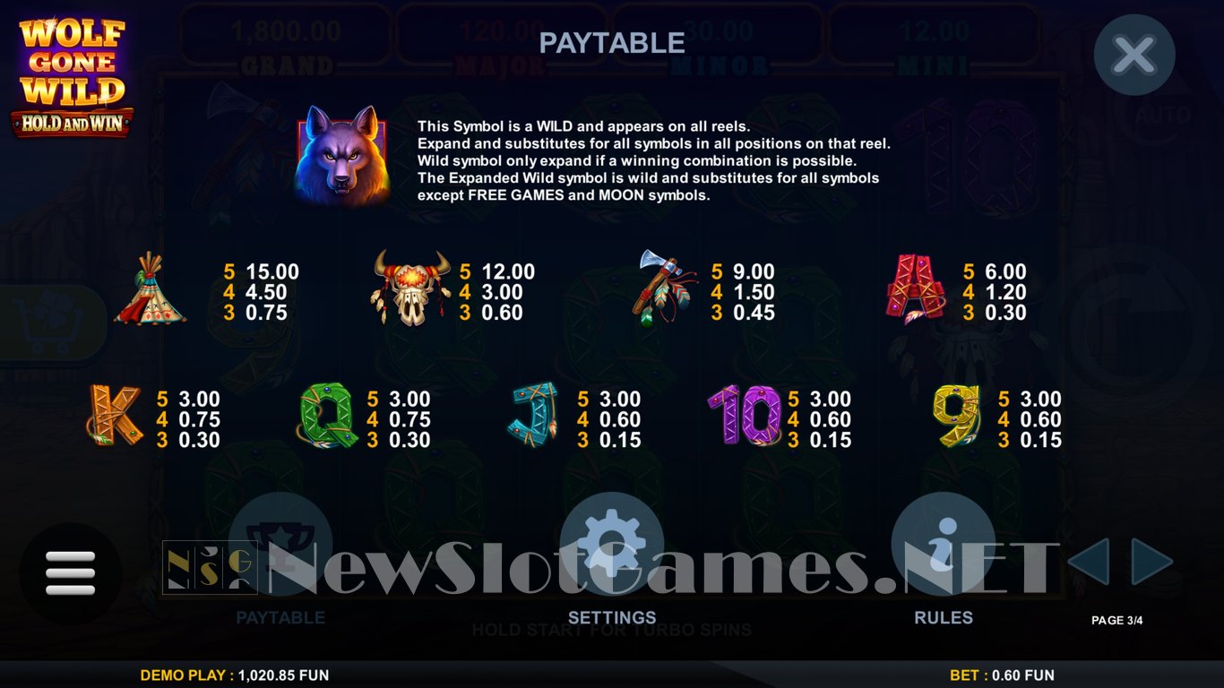 Wolf Gone Wild Slot Slot Image in Demo - pic. 12