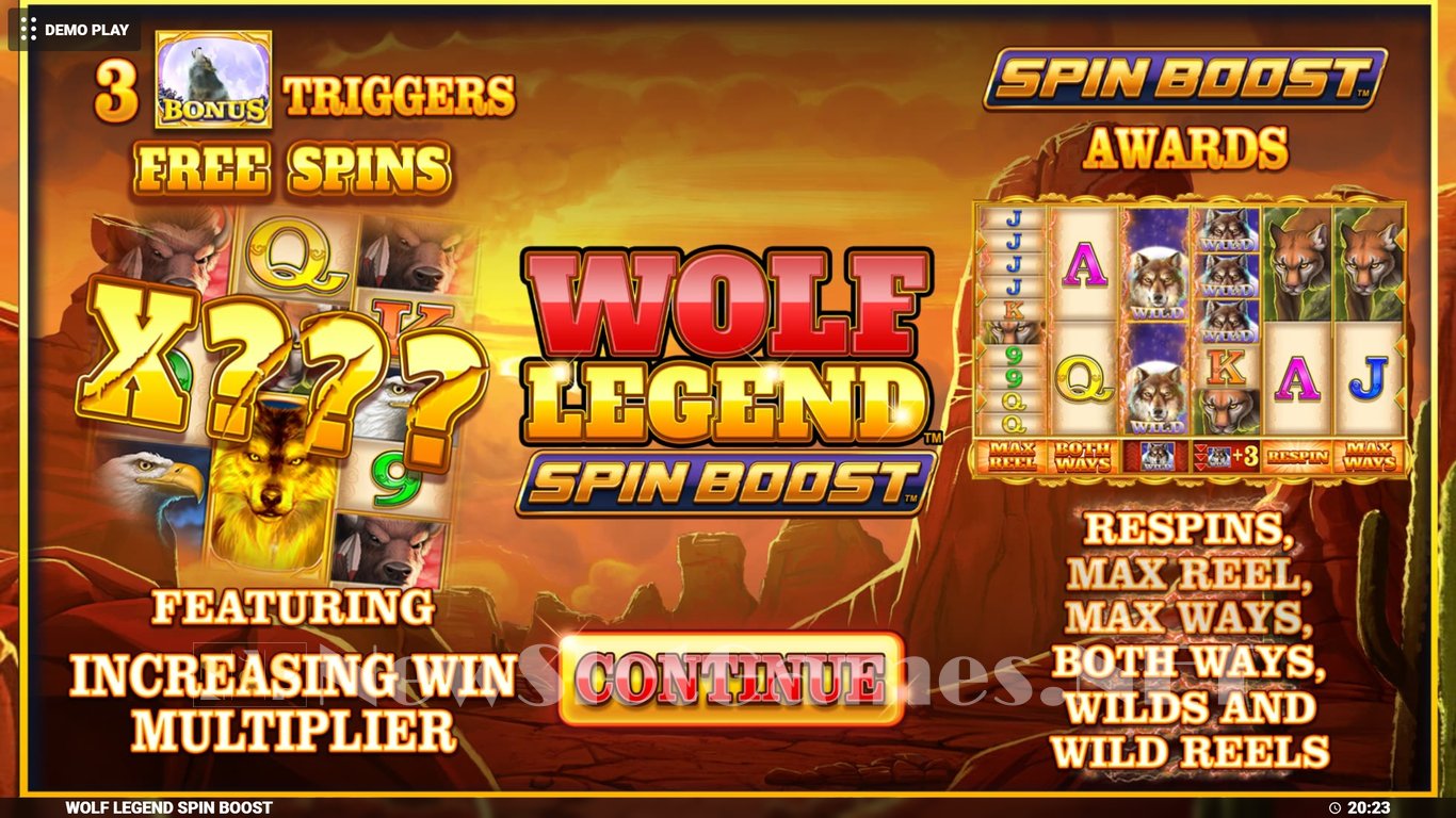 Wolf Legend Spin Slot Demo Image
