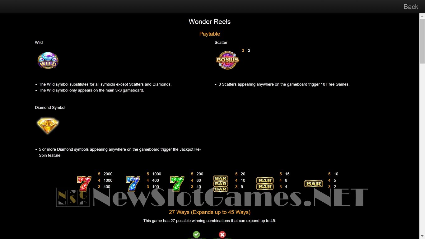 Wonder Reels Slot Slot Image in Demo - pic. 5