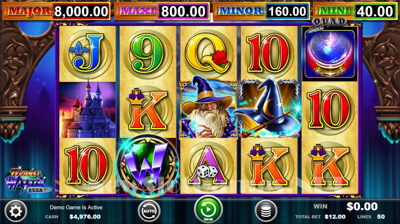 Wonder Wizard Quad Shot Slot Slot Image in Demo - pic. 2