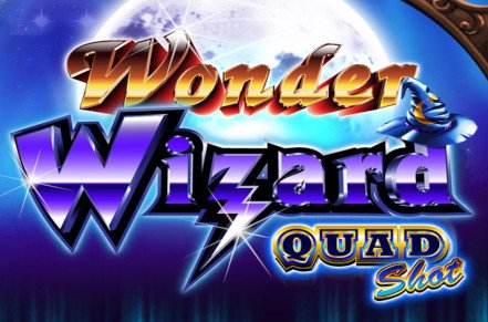 Wonder Wizard Quad Shot Slot Logo