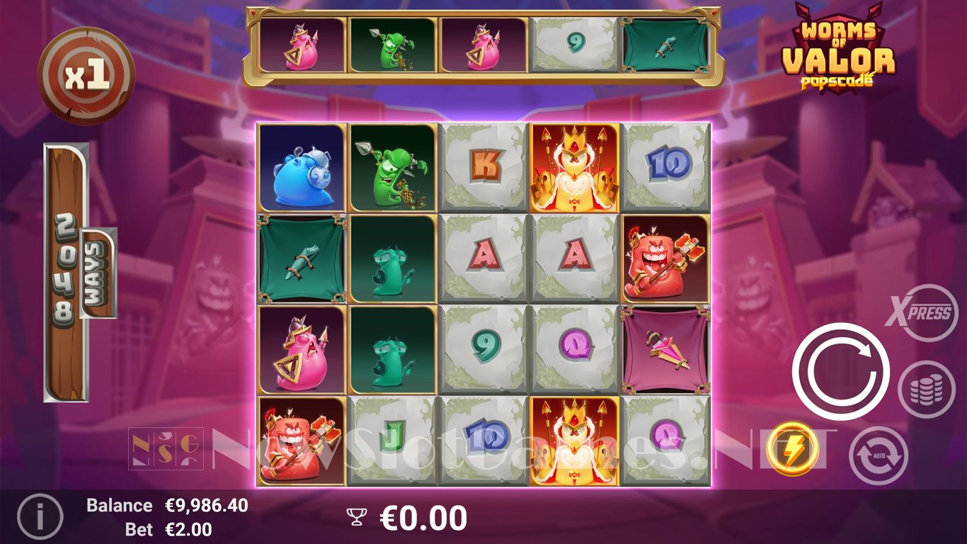 Worms of Valor Slot Slot Image in Demo - pic. 3