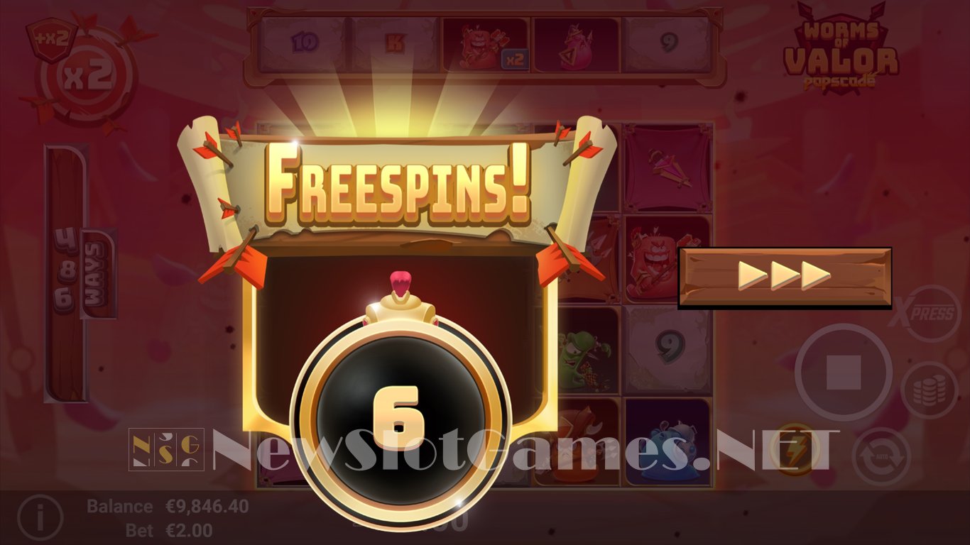 Worms of Valor Slot Slot Image in Demo - pic. 6