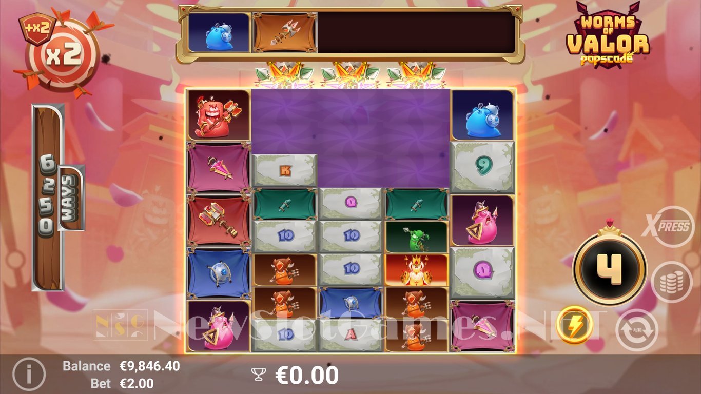 Worms of Valor Slot Slot Image in Demo - pic. 8