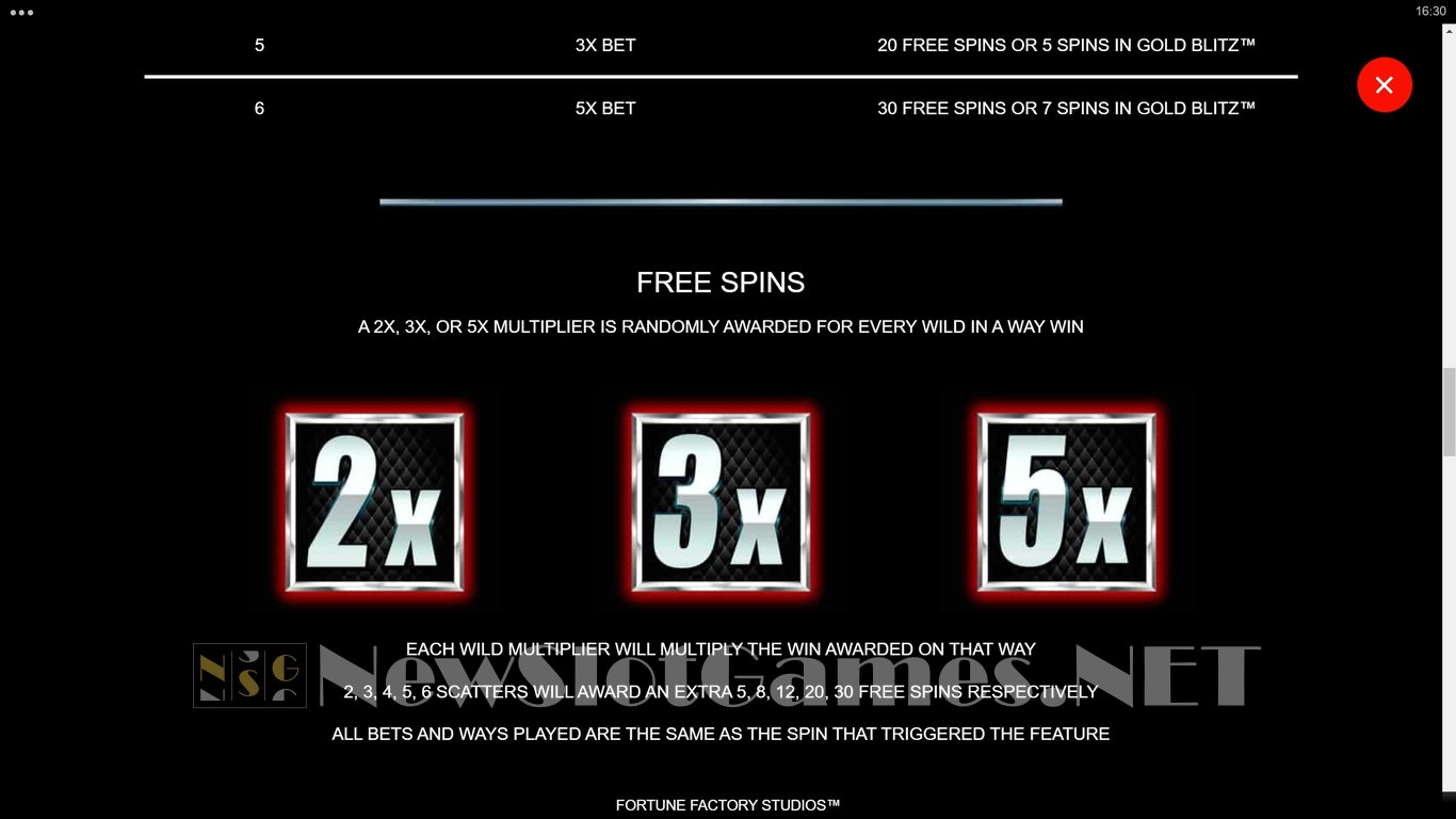 WWE Bonus Rumble Gold Blitz Slot Slot Image in Demo - pic. 6