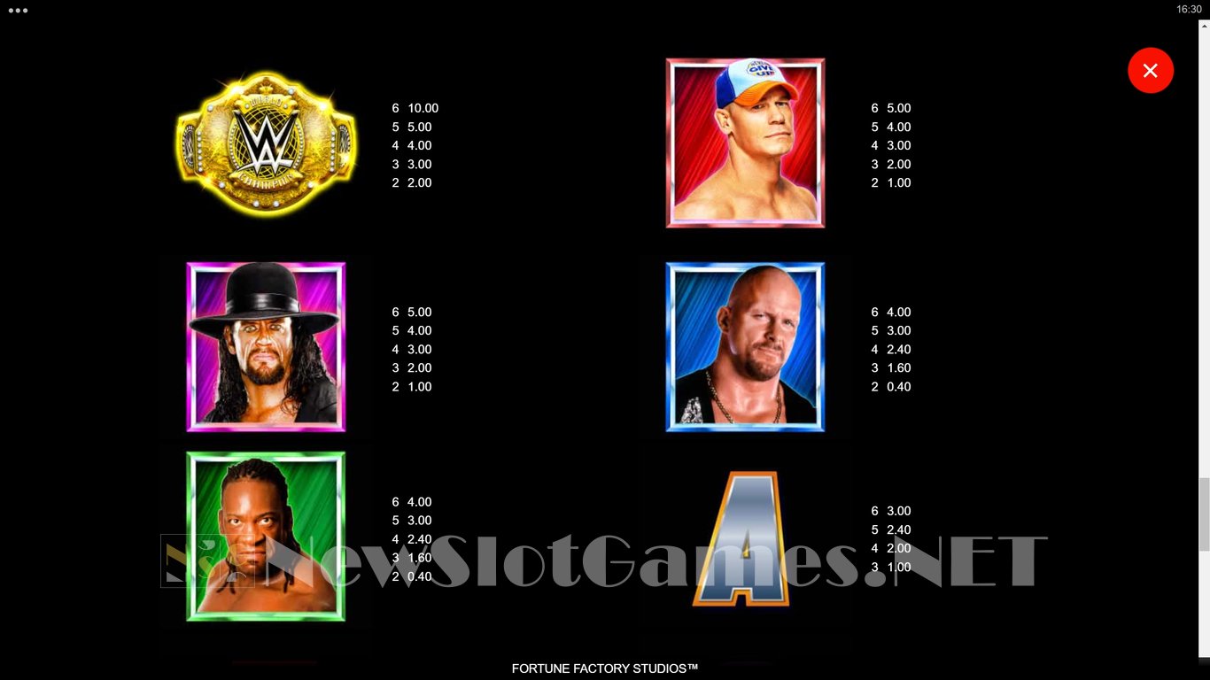 WWE Bonus Rumble Gold Blitz Slot Slot Image in Demo - pic. 7