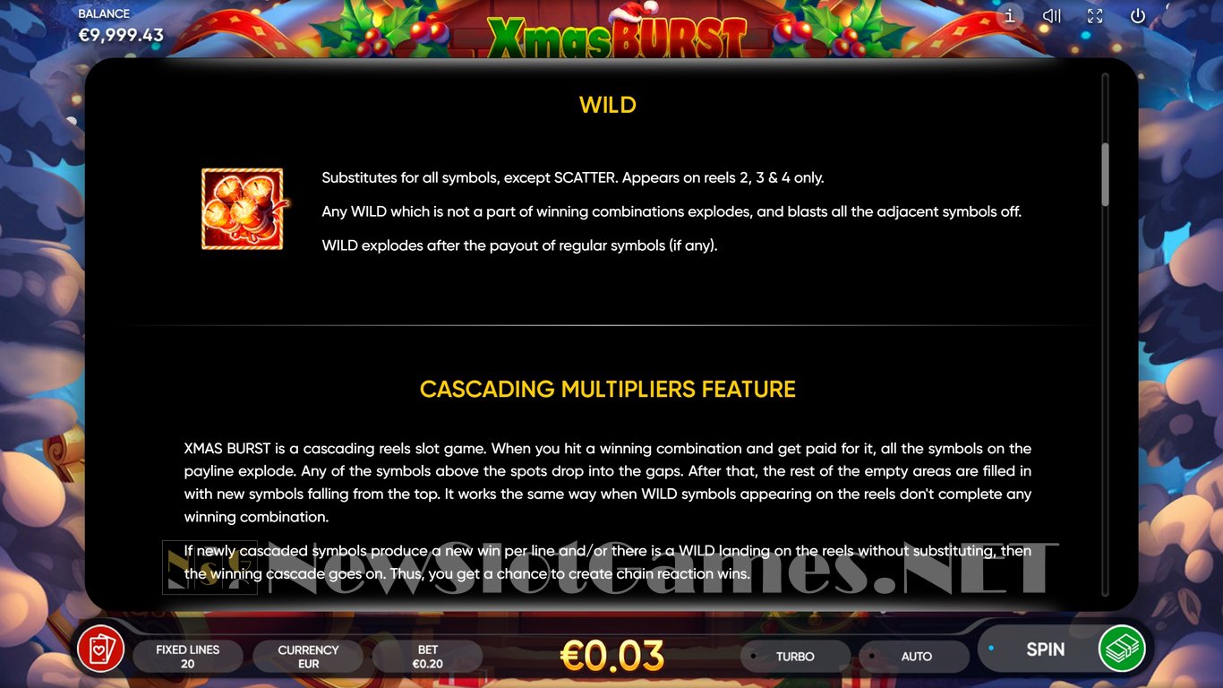 Xmas Burst Slot Slot Image in Demo - pic. 8