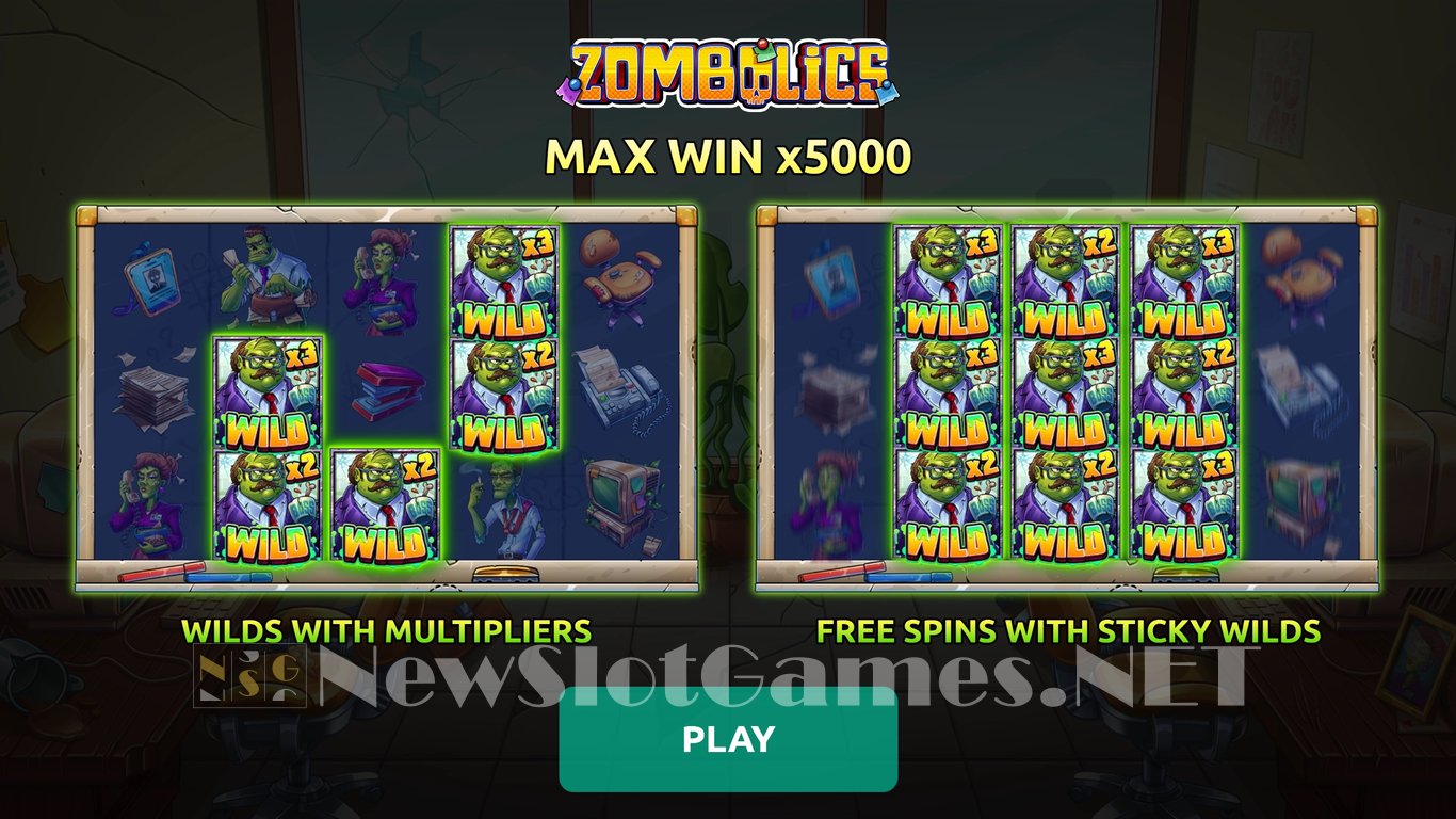 Zombolics Slot Demo Image