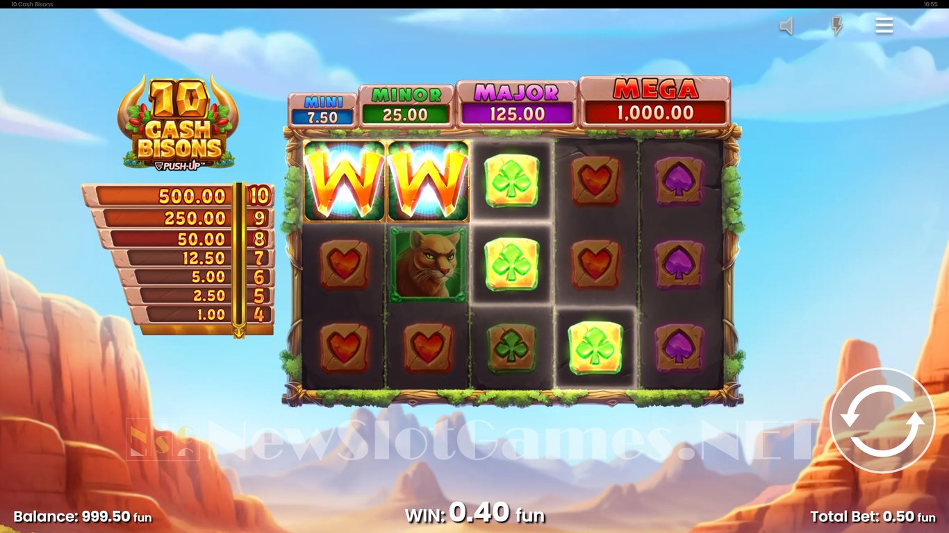 10 Cash Bisons Slot Slot Image in Demo - pic. 2