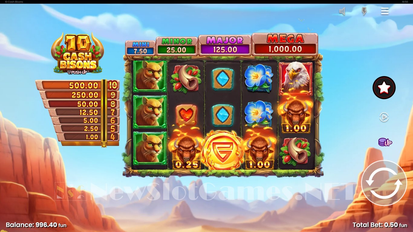 10 Cash Bisons Slot Slot Image in Demo - pic. 4