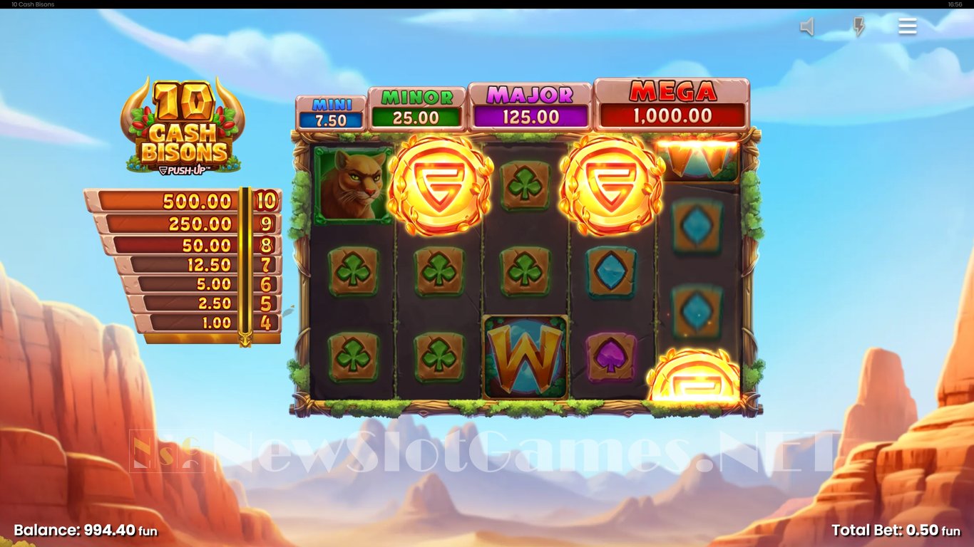 10 Cash Bisons Slot Slot Image in Demo - pic. 5