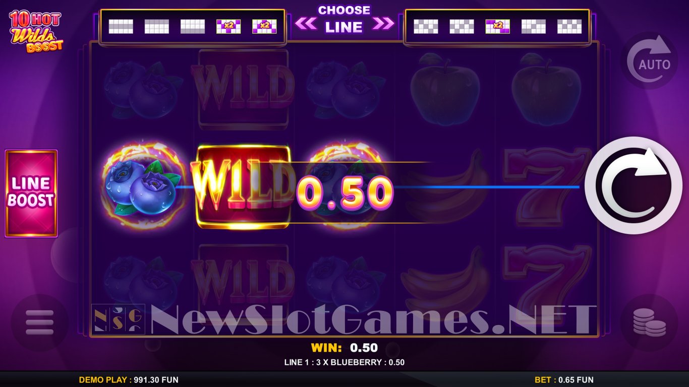 10 Hot Wilds Boost Slot Slot Image in Demo - pic. 6