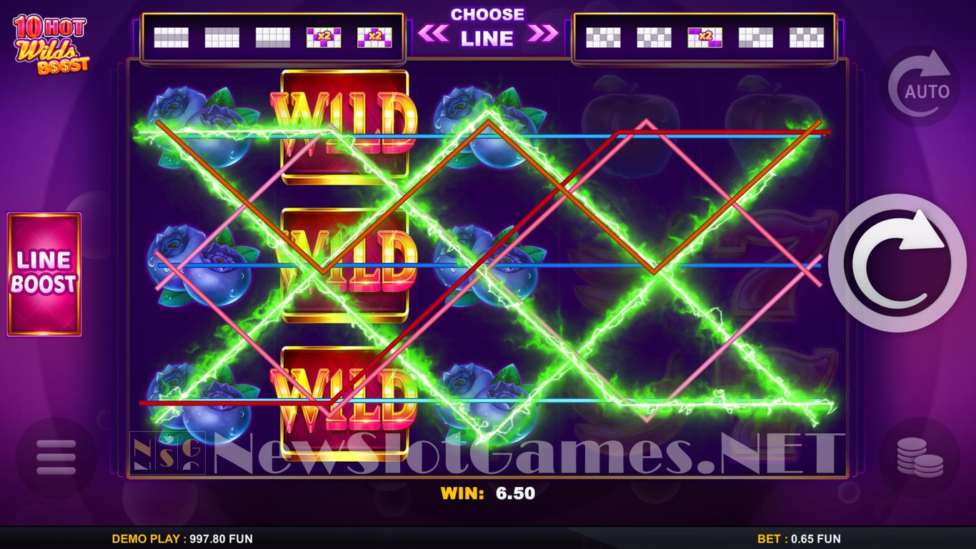 10 Hot Wilds Boost Slot Slot Image in Demo - pic. 7