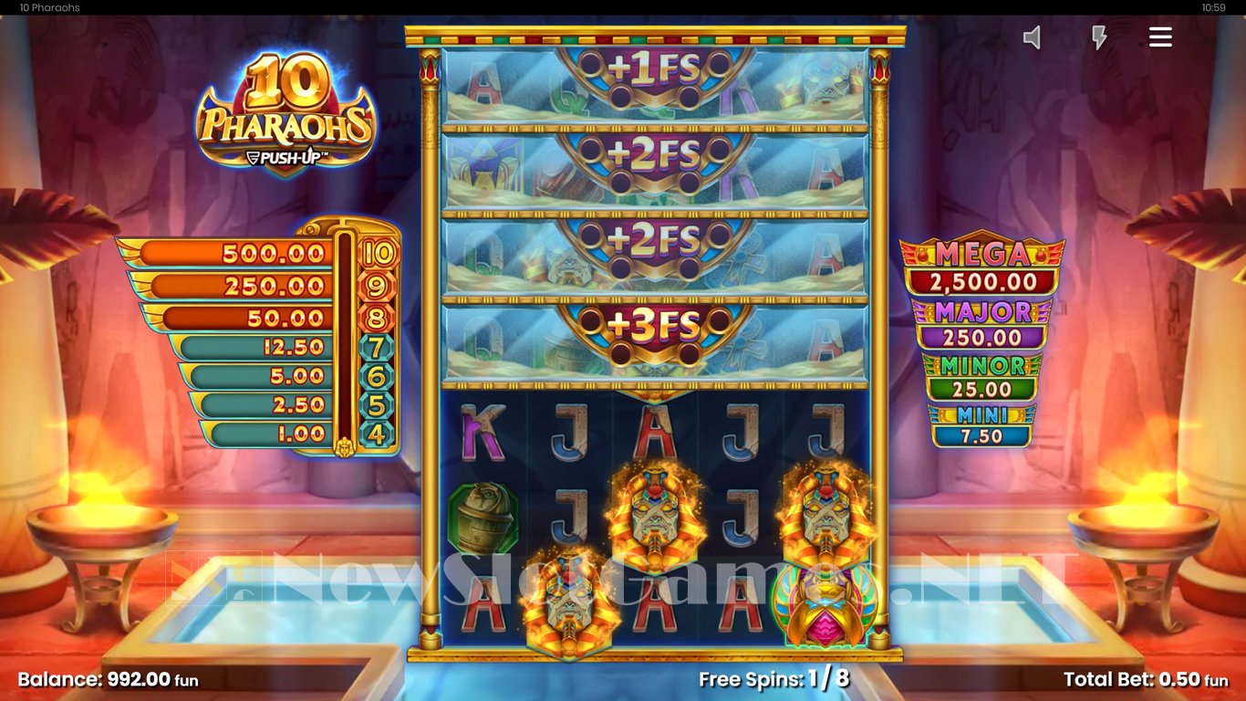 10 Pharaohs Slot Slot Image in Demo - pic. 10