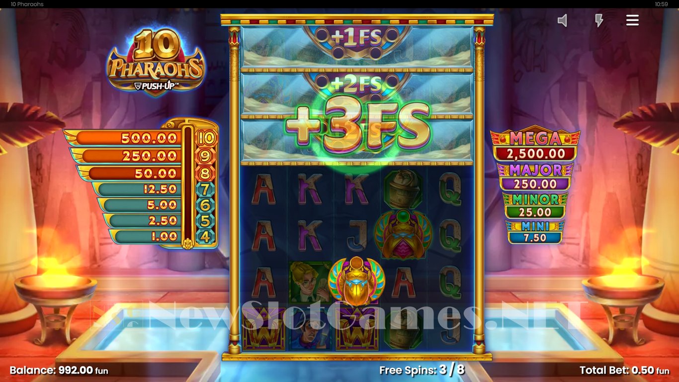 10 Pharaohs Slot Slot Image in Demo - pic. 11