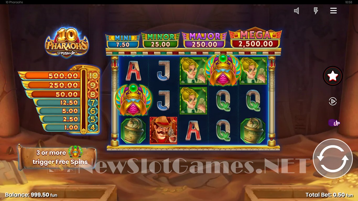 10 Pharaohs Slot Slot Image in Demo - pic. 2