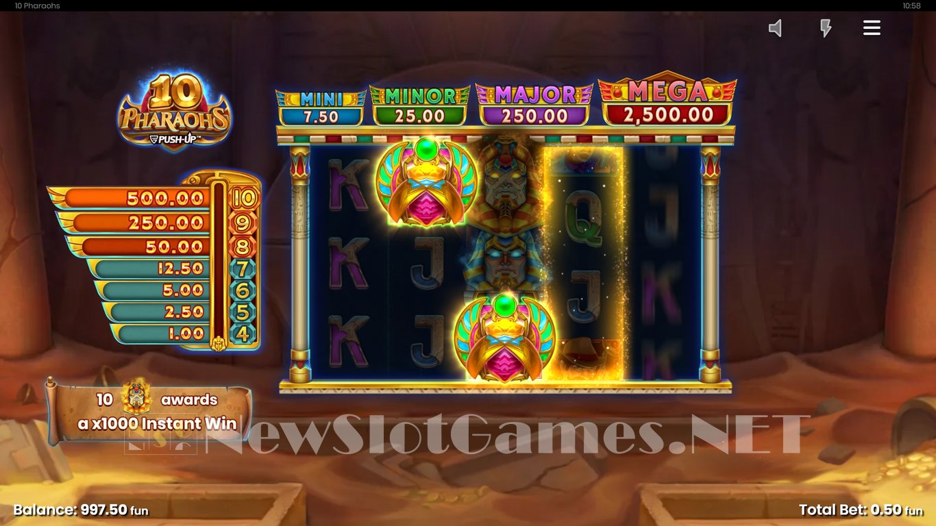 10 Pharaohs Slot Slot Image in Demo - pic. 4