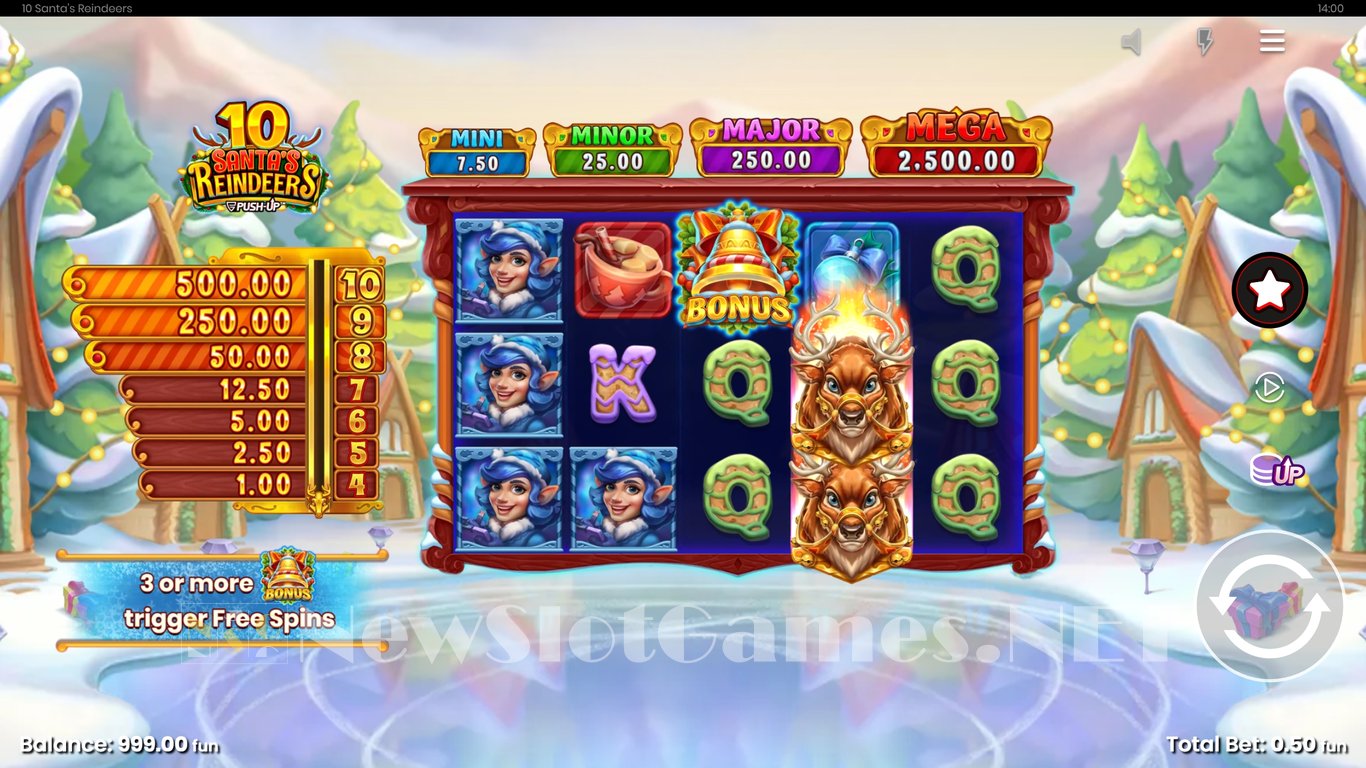 10 Santas Reindeers Slot Slot Image in Demo - pic. 3