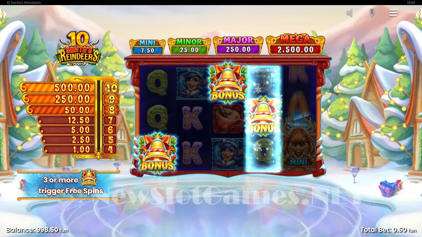 10 Santas Reindeers Slot Slot Image in Demo - pic. 4