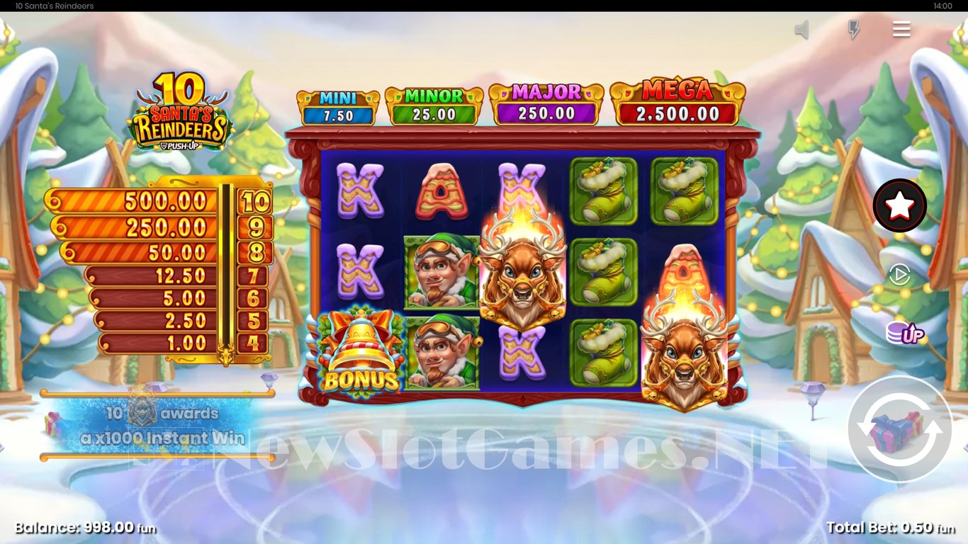 10 Santas Reindeers Slot Slot Image in Demo - pic. 5