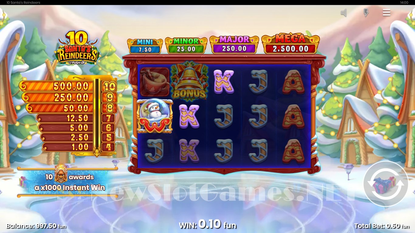 10 Santas Reindeers Slot Slot Image in Demo - pic. 6