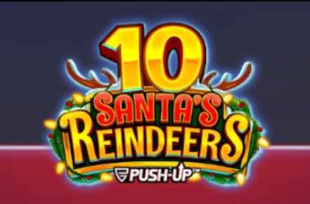 10 Santas Reindeers Slot Logo