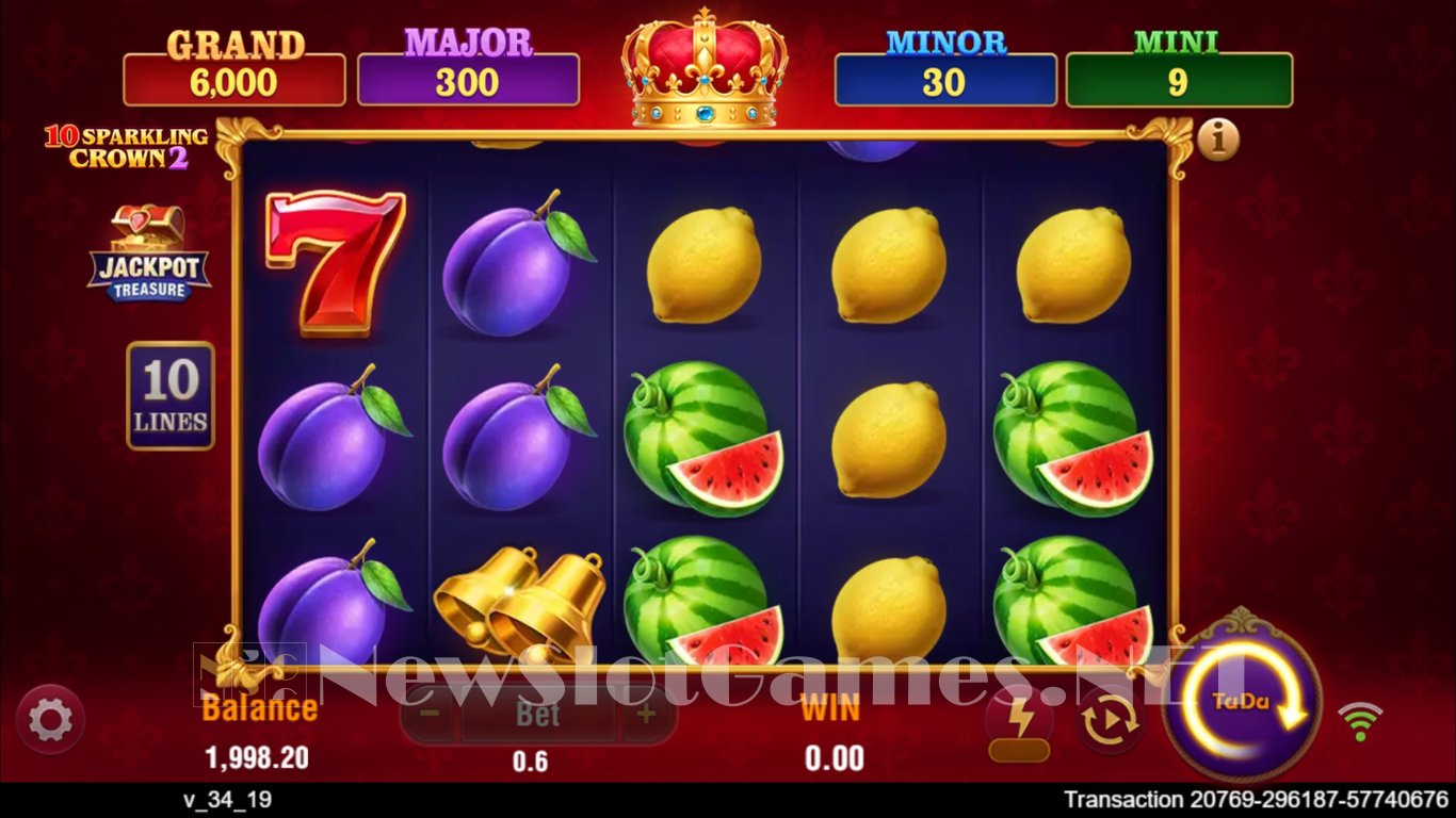 10 Sparkling Crown 2 Slot Slot Image in Demo - pic. 2