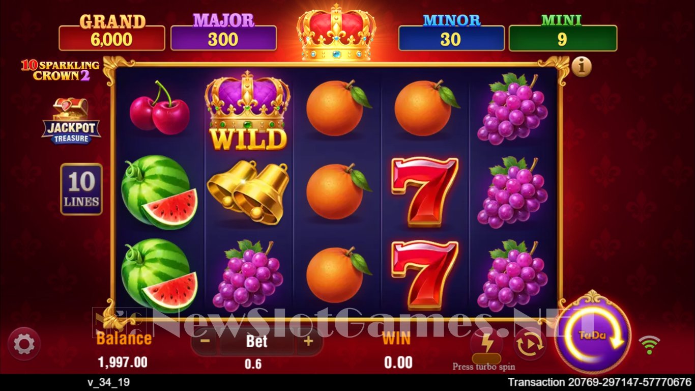 10 Sparkling Crown 2 Slot Slot Image in Demo - pic. 3
