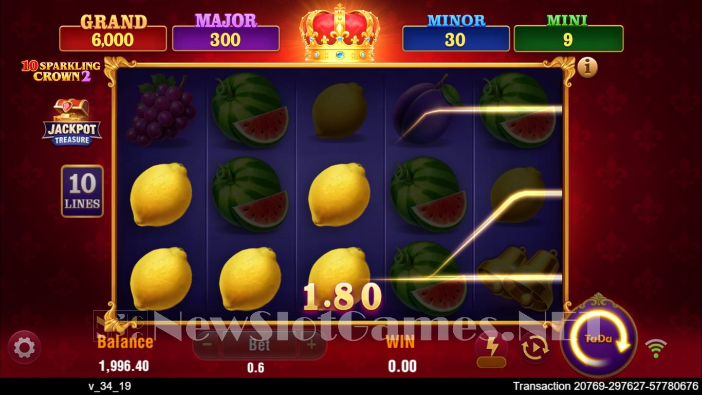 10 Sparkling Crown 2 Slot Slot Image in Demo - pic. 4