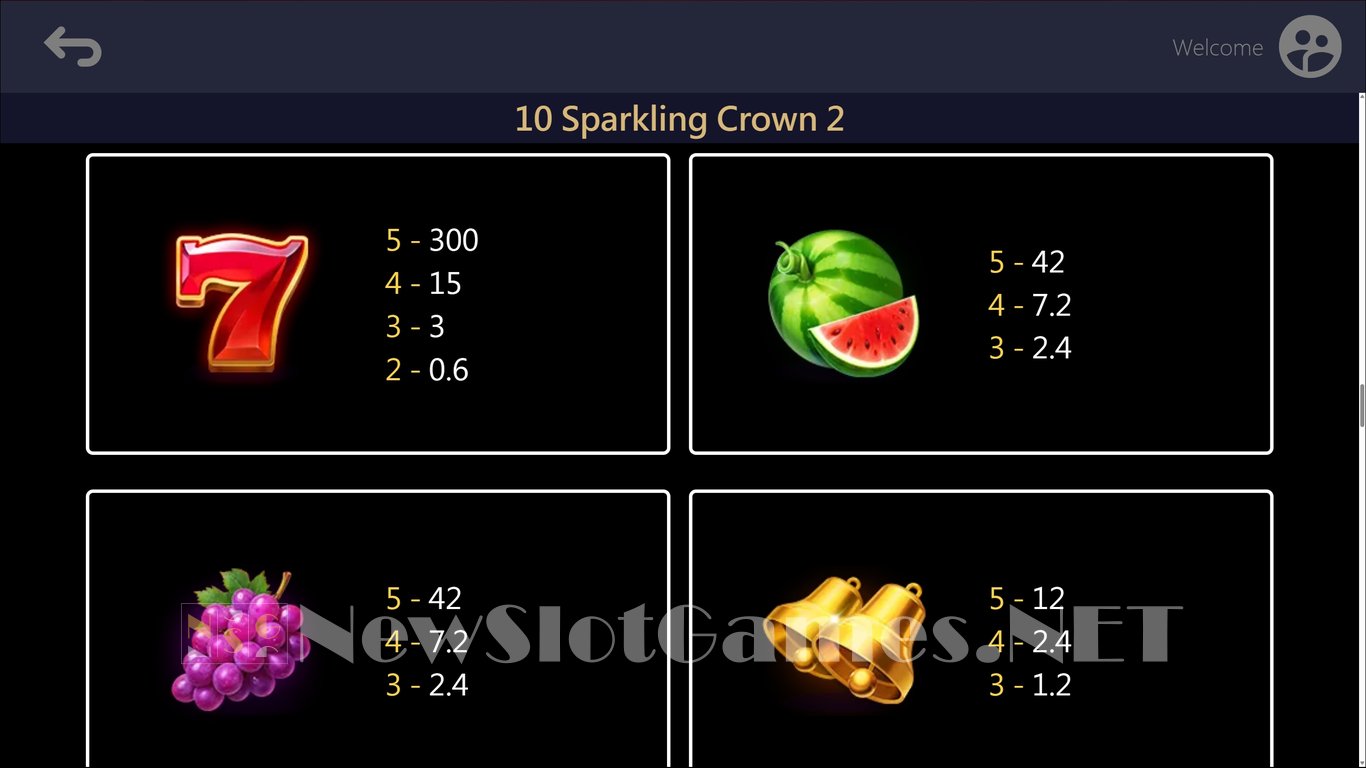 10 Sparkling Crown 2 Slot Slot Image in Demo - pic. 7