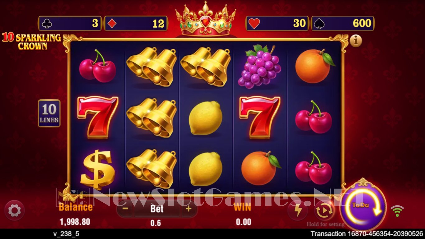 10 Sparkling Crown Slot Slot Image in Demo - pic. 3