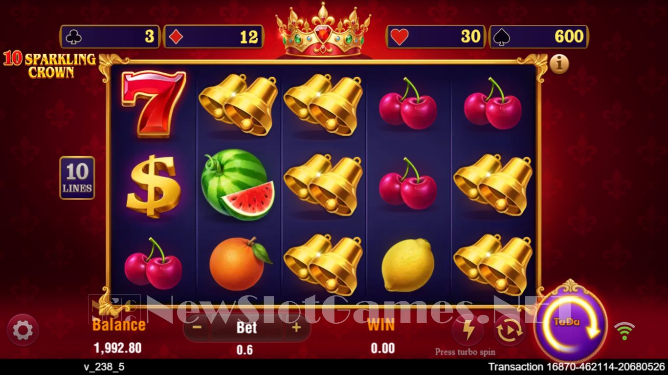 10 Sparkling Crown Slot Slot Image in Demo - pic. 6