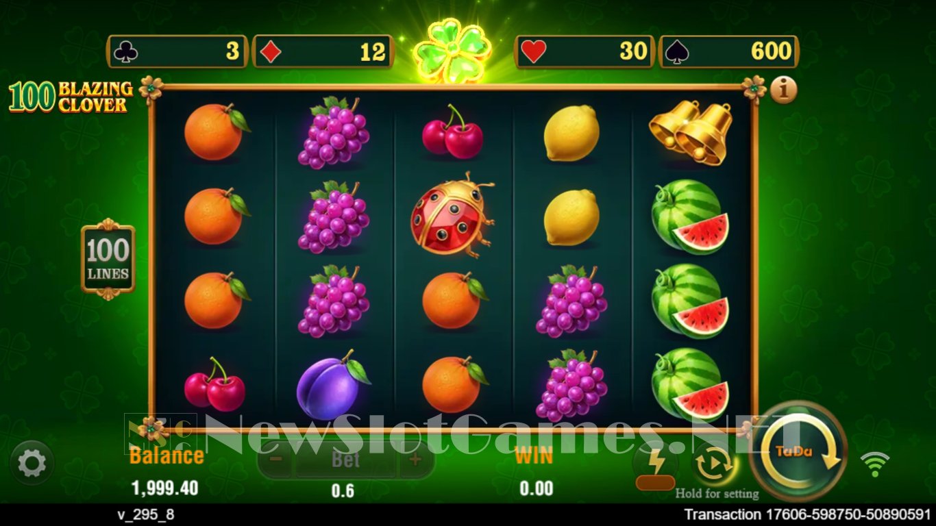 100 Blazing Clover Slot Slot Image in Demo - pic. 2