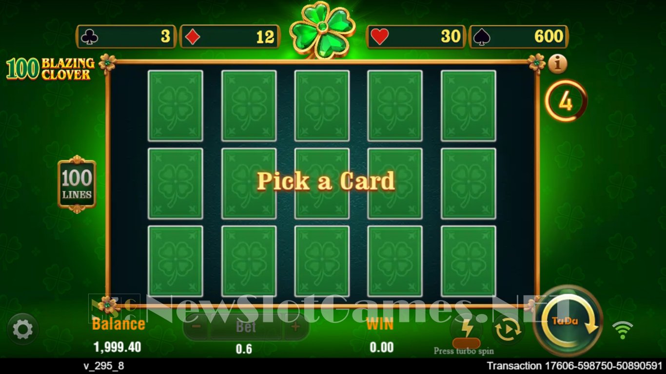 100 Blazing Clover Slot Slot Image in Demo - pic. 4