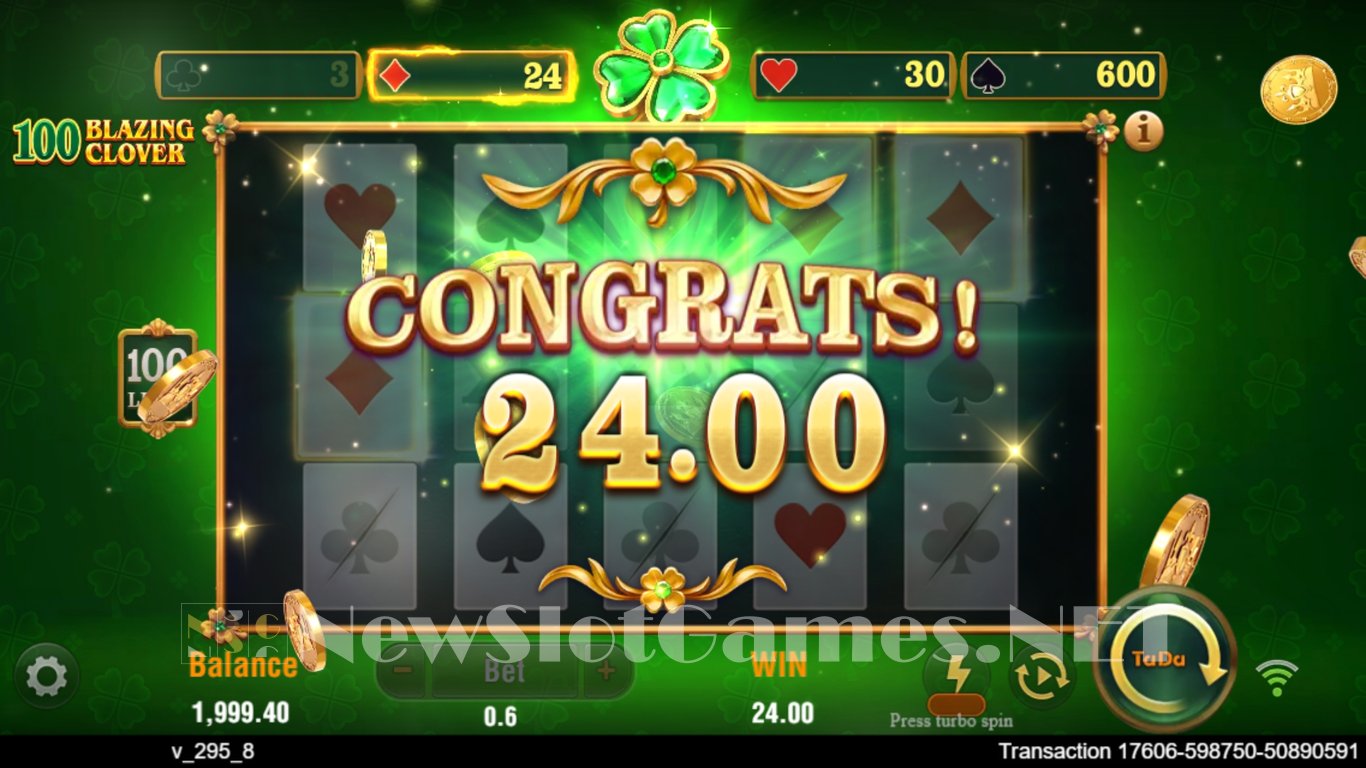100 Blazing Clover Slot Slot Image in Demo - pic. 5