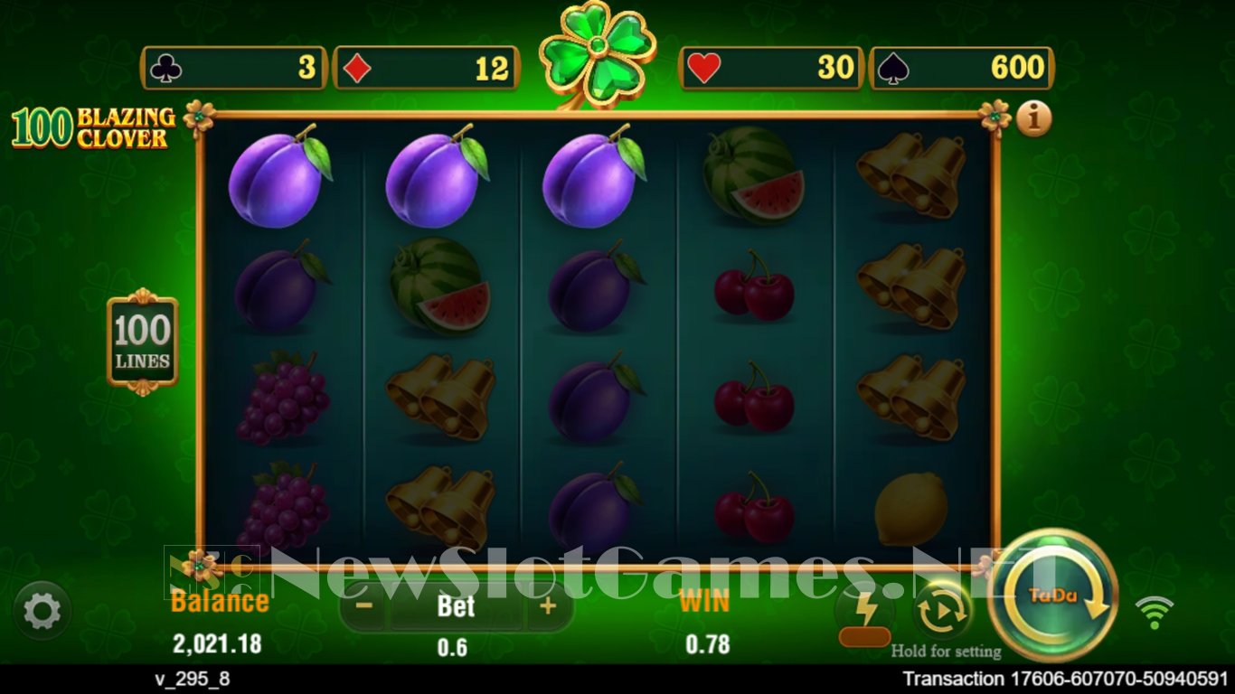 100 Blazing Clover Slot Slot Image in Demo - pic. 7