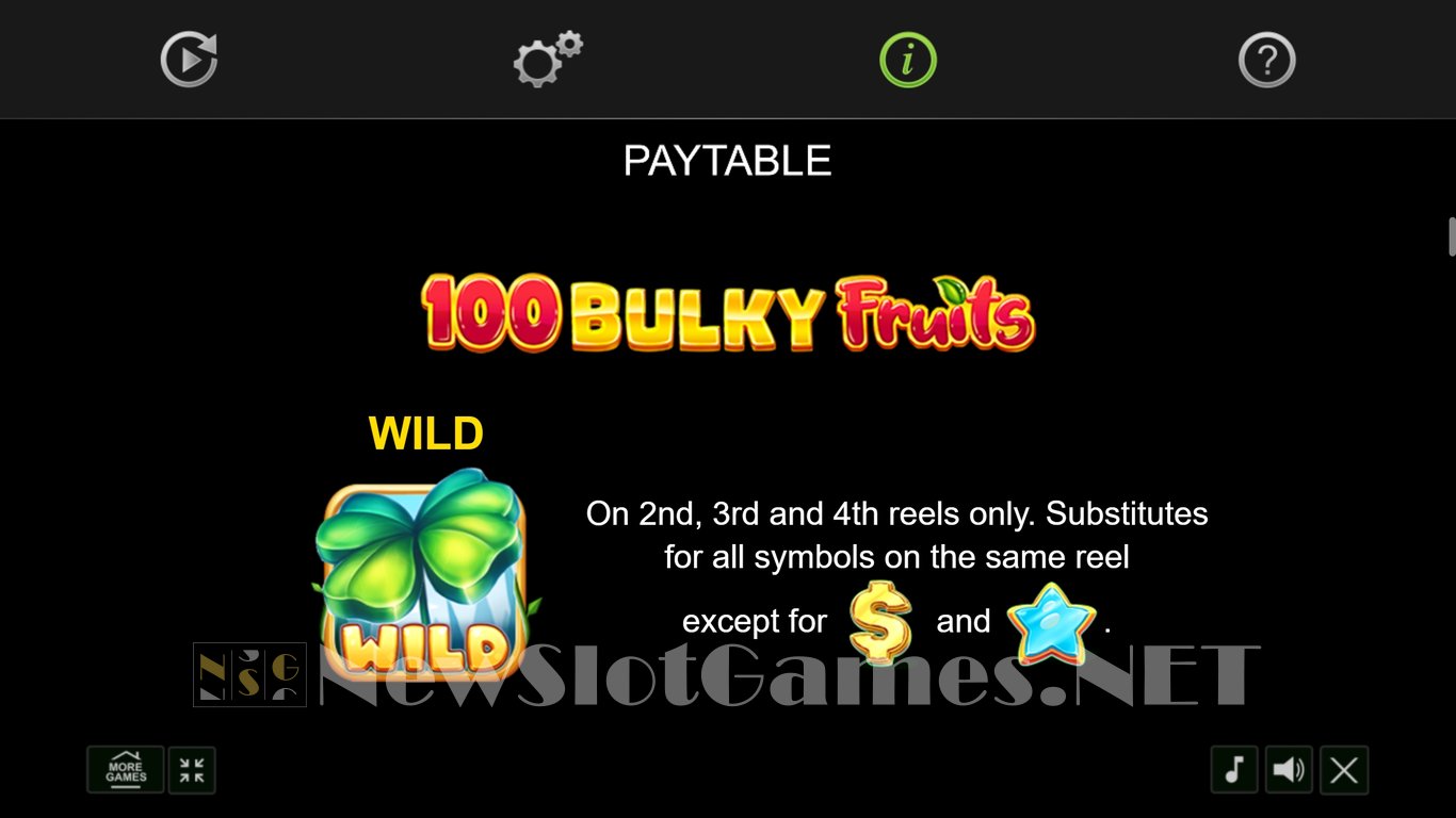 100 Bulky Fruits Golden Coins Link Slot Slot Image in Demo - pic. 6